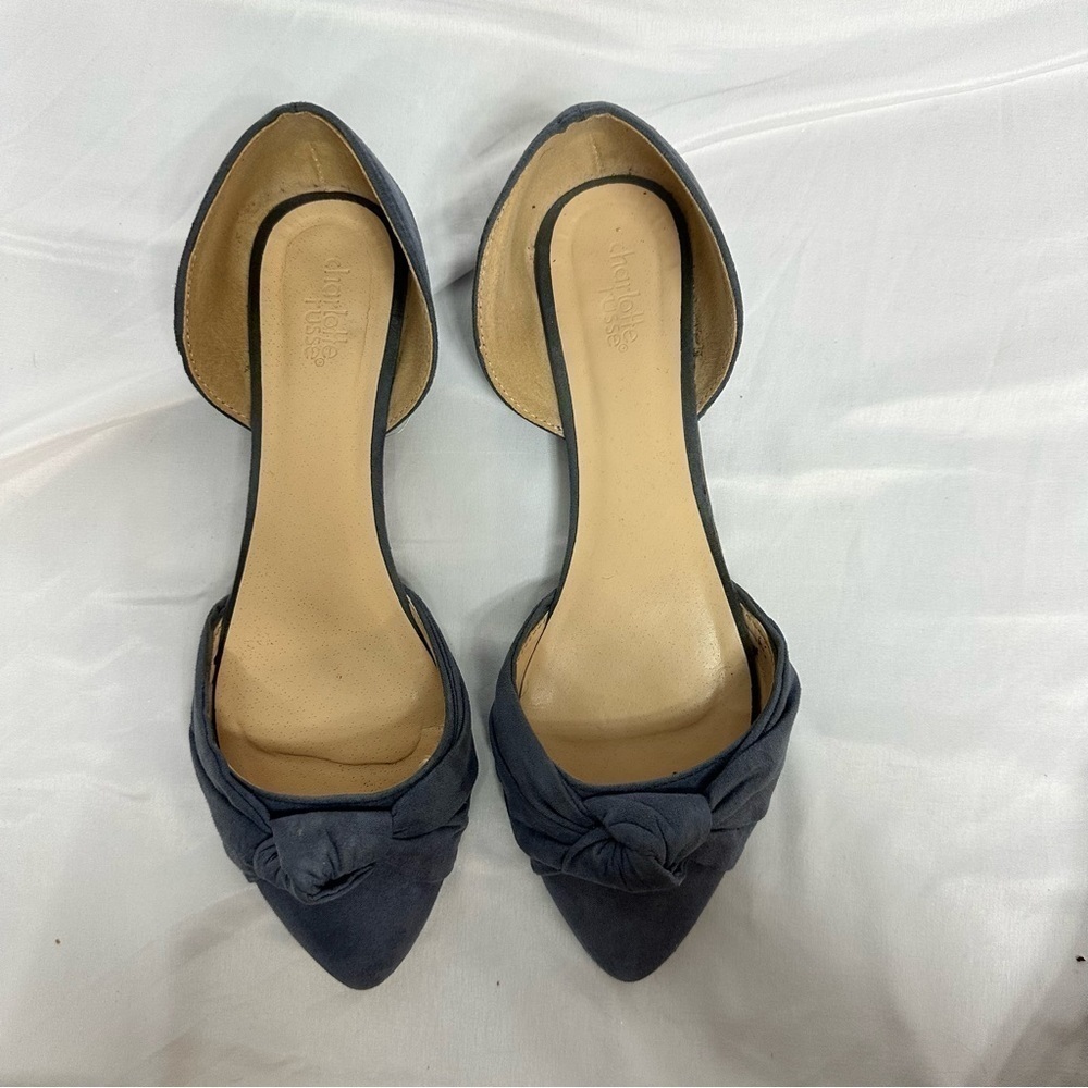Charlotte Russe Blue Flats in Size 8 - Picture 2 of 9